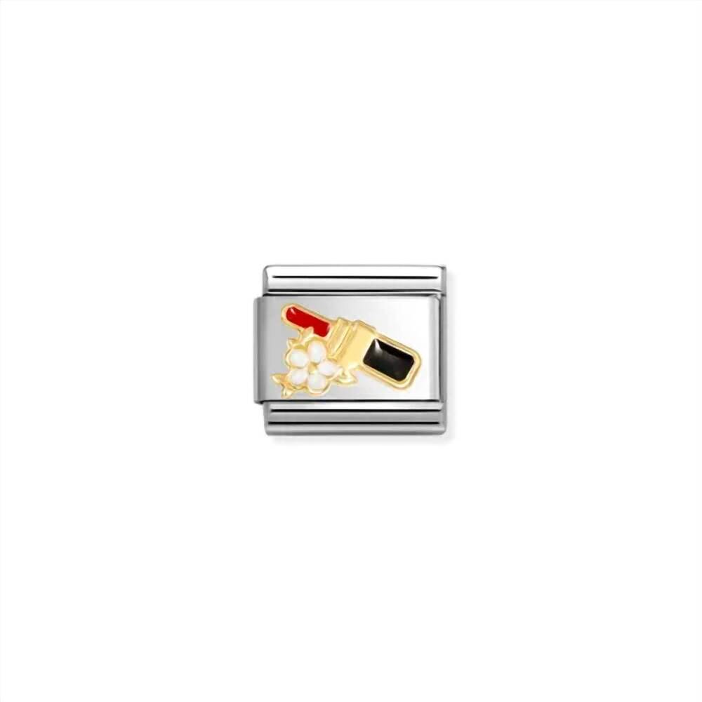 NEW NOMINATION women's for her links bracelet in lipstick